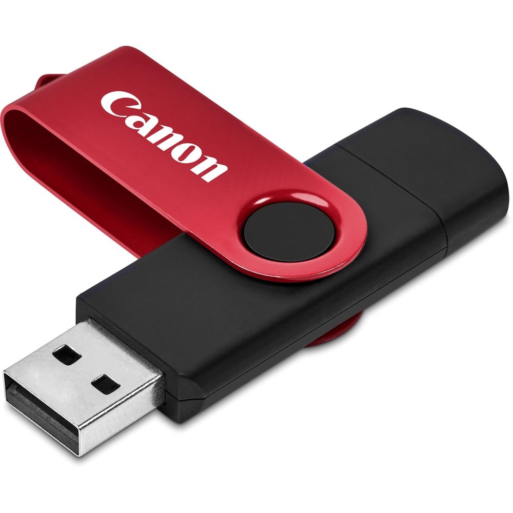 Shuffle Gyro Black Flash Drive – 8GB