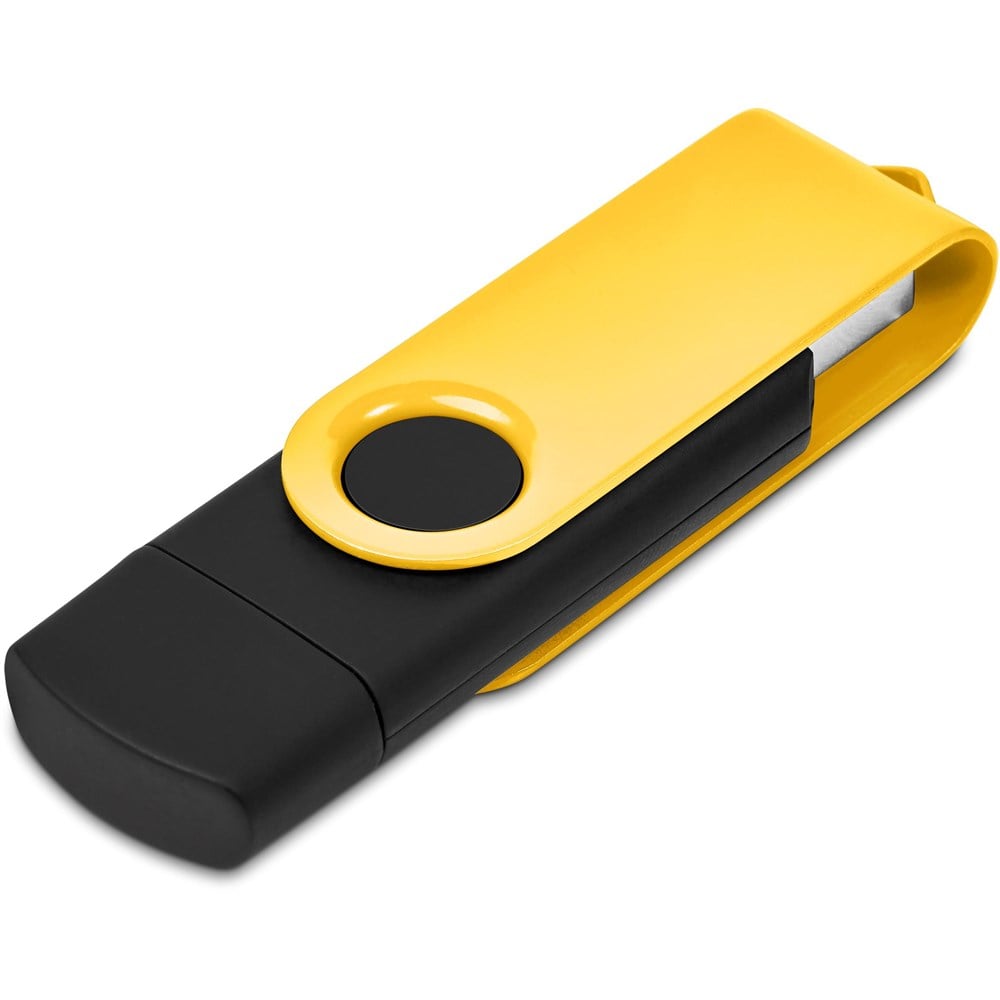 Shuffle Gyro Black Flash Drive – 8GB