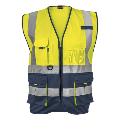 Signal Vest (WC-SIG) Safety Yellow/Navy / 3XL / Last Buy - High Visibility