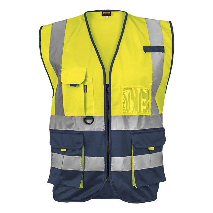 Signal Vest (WC-SIG) Safety Yellow/Navy / 3XL / Last Buy - High Visibility