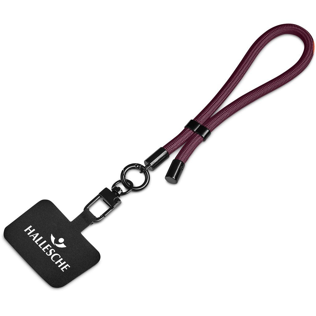 Silhouette Wrist Phone Strap MAROON - Lanyards,Phone Accessories,Lanyards,Tech Accessories