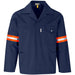 Site Premium Polycotton Jacket - Reflective Arms - Orange Tape