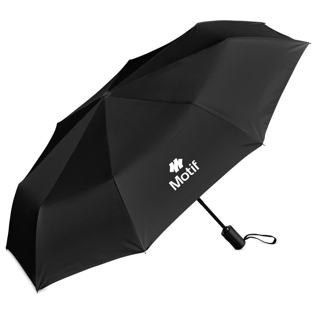 Sleet Auto-Open Compact Umbrella BLACK - Umbrellas,Umbrellas,Fashion Colour Ideas,Umbrellas