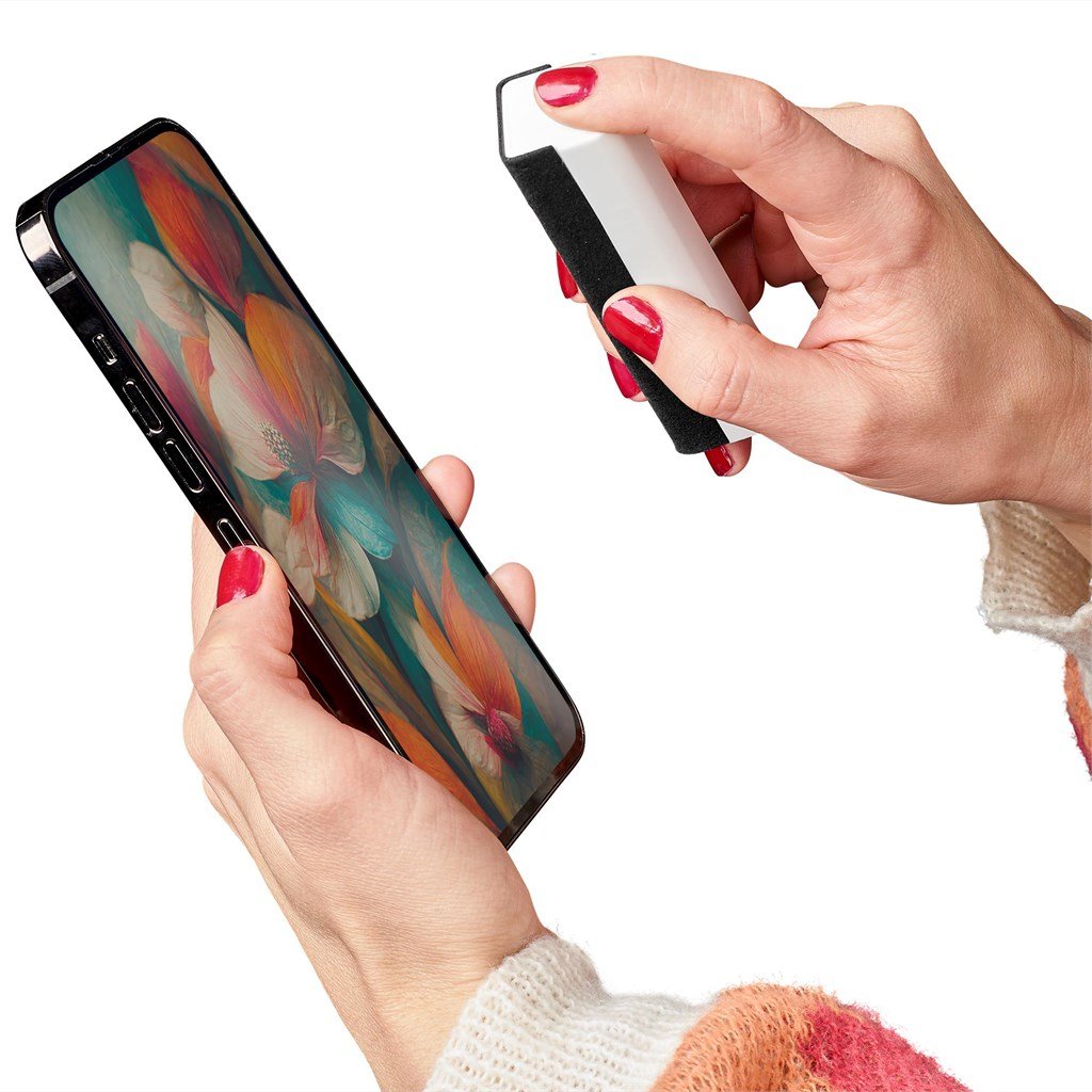 Slick Sanitising Screen Cleaner with Phone Stand - Promotional Giveaways,Promotional Giveaways