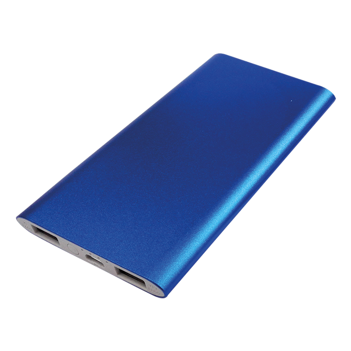 BE0068 - Slim Aluminium 4000 mAh Powerbank Blue / STD / 