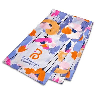 Custom Snuggle Polar Fleece Scarf - Double-Sided Branding BLACK - Beanies and Scarves,Custom Scarves