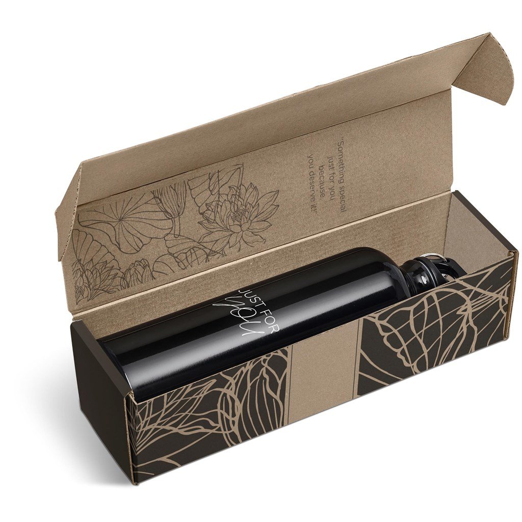 Solano Bottle in Bianca Custom Gift Box - Gold Only