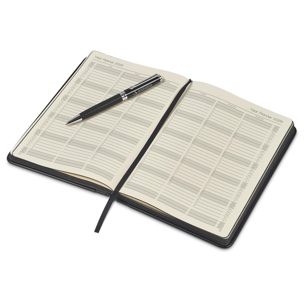 Solidarity A5 2026 Diary & Pen Set BLACK - Diaries 2026,Diaries