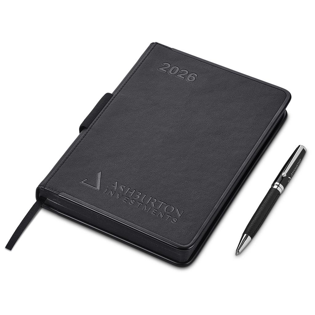 Solidarity A5 2026 Diary & Pen Set BLACK - Diaries 2026,Diaries