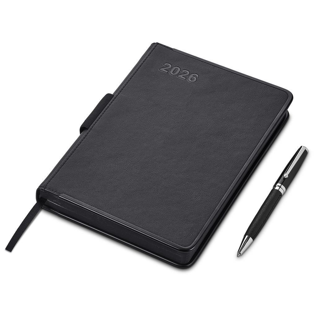 Solidarity A5 2026 Diary & Pen Set BLACK - Diaries 2026,Diaries