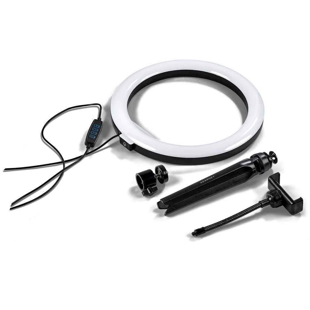 A ring light shown disassembled
