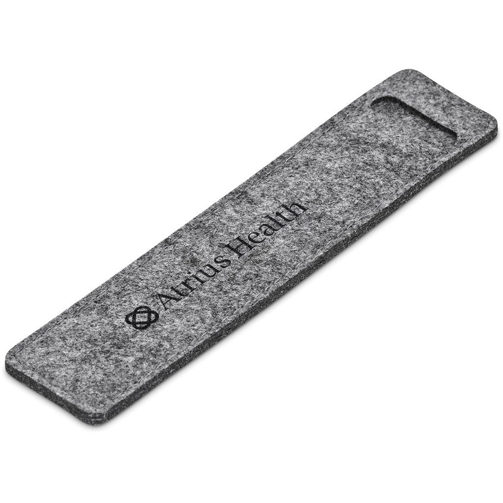 Sparkle Ball Pen In Felt Pouch Grey / GY