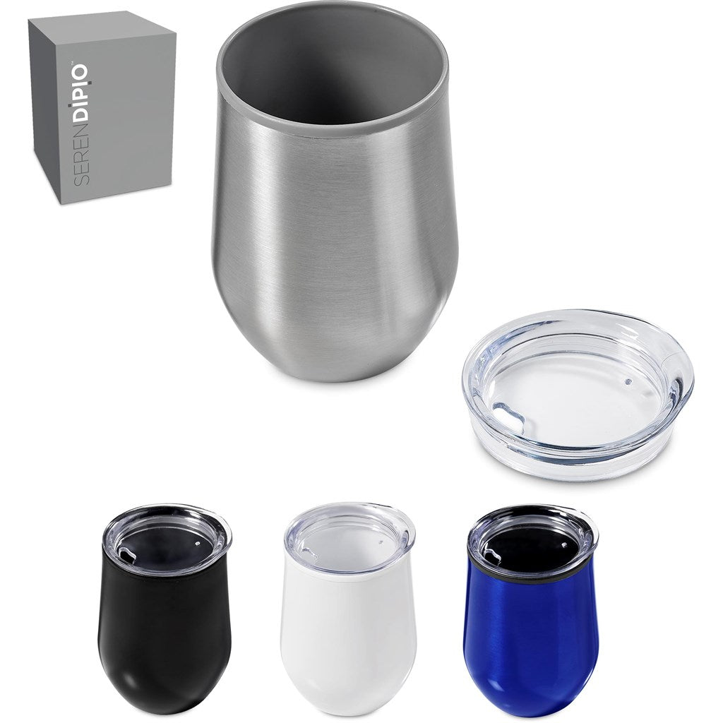 Stainless Steel & Plastic Double-Wall Tumbler - 350ml - Tumblers