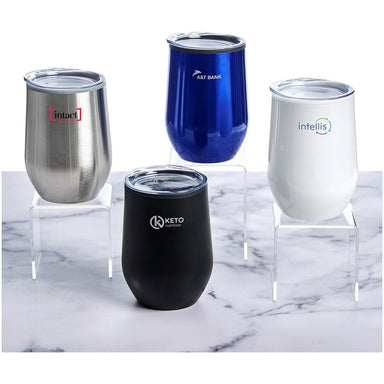 Stainless Steel & Plastic Double-Wall Tumbler - 350ml - Tumblers
