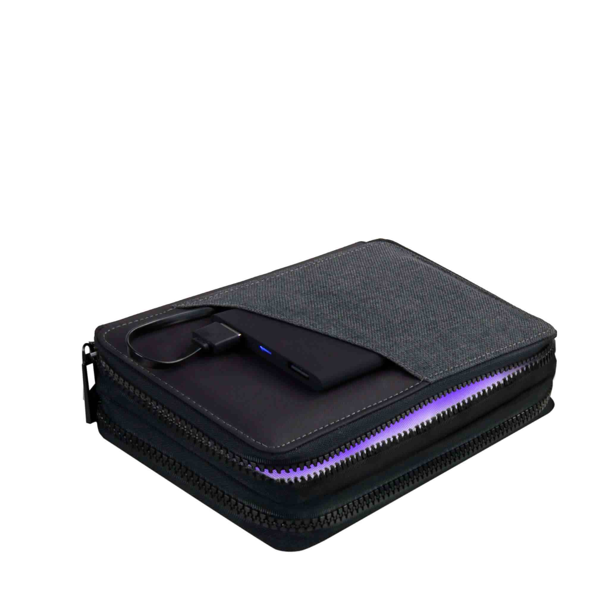 Semi-closed Sterilization Pouch showing UV-C light