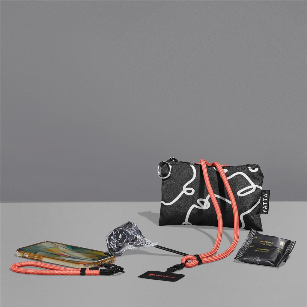 Strap & Stash Hamper CORAL - Desk Drop Hampers
