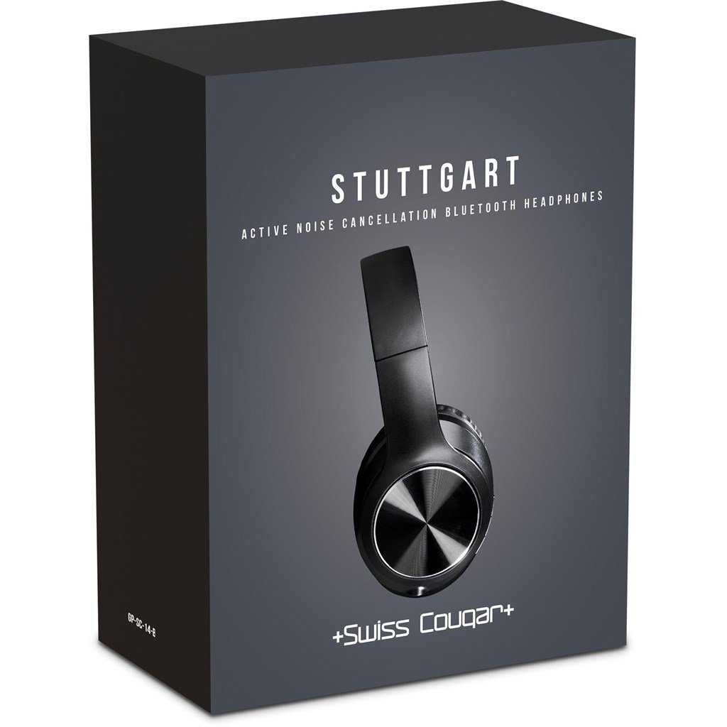 Stuttgart Active Noise-Cancelling Bluetooth Headphones BLACK - Headphones,Technology