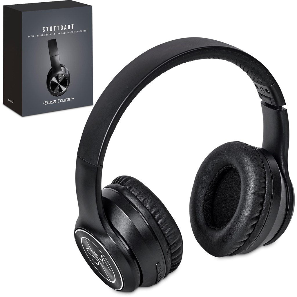 Stuttgart Active Noise-Cancelling Bluetooth Headphones BLACK - Headphones,Technology