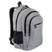 Stylish Front Zip Pocket Backpack Grey Melange / STD / Regular - Backpacks