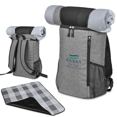 Summertide Backpack Cooler & Picnic Blanket Grey / GY
