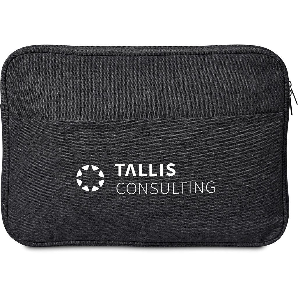 Suri Recycled Cotton Laptop Sleeve BLACK - Sleeves,Cotton Products,Ideas for Work,Bags