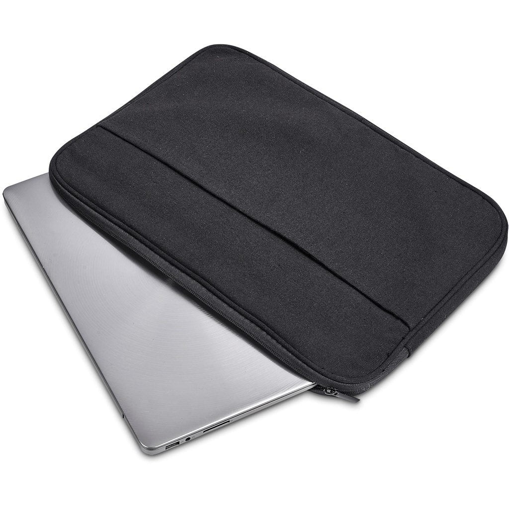 Suri Recycled Cotton Laptop Sleeve BLACK - Sleeves,Cotton Products,Ideas for Work,Bags