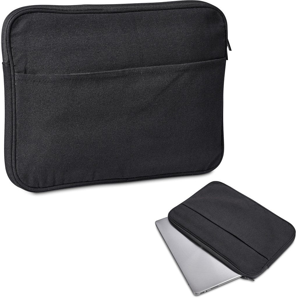 Suri Recycled Cotton Laptop Sleeve BLACK - Sleeves,Cotton Products,Ideas for Work,Bags