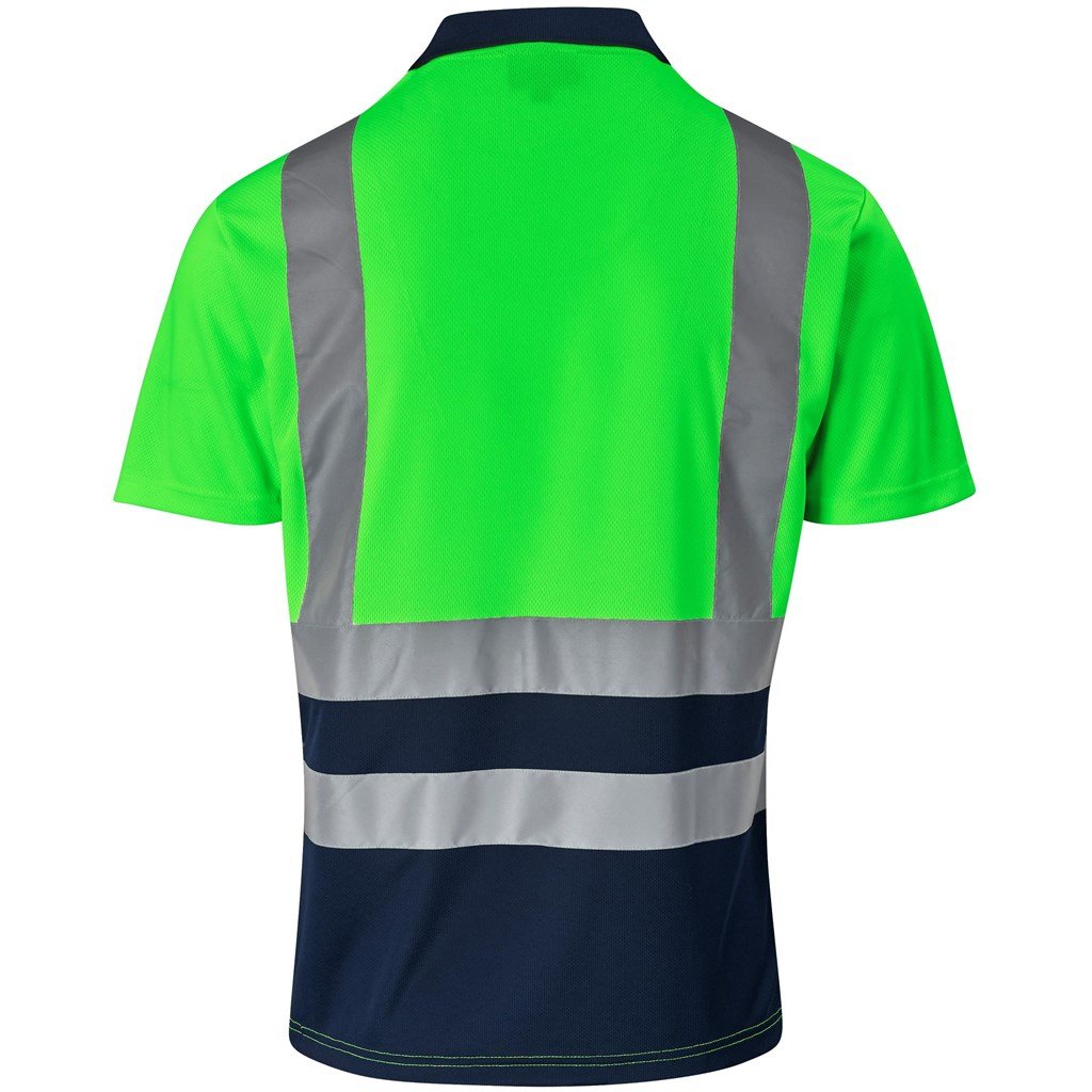 Surveyor Two-Tone Hi-Viz Reflective Golf Shirt - Shirts & Tops