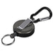 Swipe Retractable Badge Reel with Carabiner BLACK - Lanyards,Lanyards,Lanyards