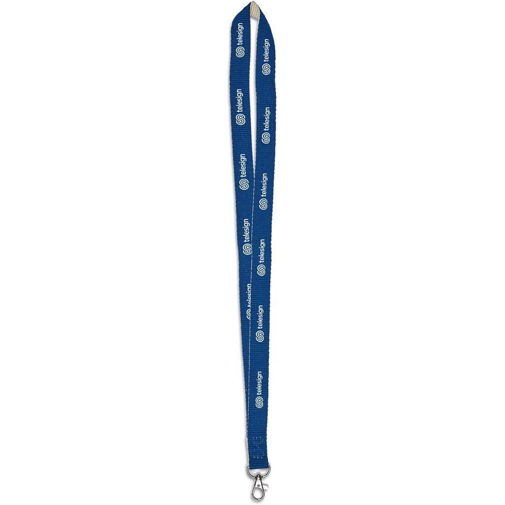 Taiga Recycled PET Lanyard NAVY - Lanyards,Recycled Products,Lanyards,Recycled Lanyards