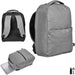 Tallinn Anti-Theft Recycled PET Laptop Backpack GREY - Bags,Laptop Backpacks,Recycled Products,Ideas for Work,Recycled Bags,Bags