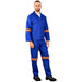 Technician 100% Cotton Conti Suit - Reflective Arms Legs & Back - Orange Tape