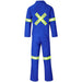 Technician 100% Cotton Conti Suit - Reflective Arms Legs & Back - Yellow Tape