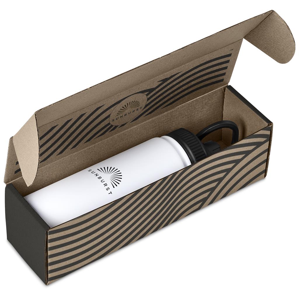 Tevez Bottle in Bianca Custom Gift Box BLACK - Bottles Flasks And Tall Tumblers In Boxes,Custom Packaging