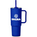 Texas Plastic Double-Wall Mug – 1.2 Litre BLUE - Travel Mugs and Tumblers,Ideas for Summer,Drinkware