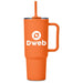 Texas Plastic Double-Wall Mug – 1.2 Litre ORANGE - Travel Mugs and Tumblers,Ideas for Summer,Drinkware