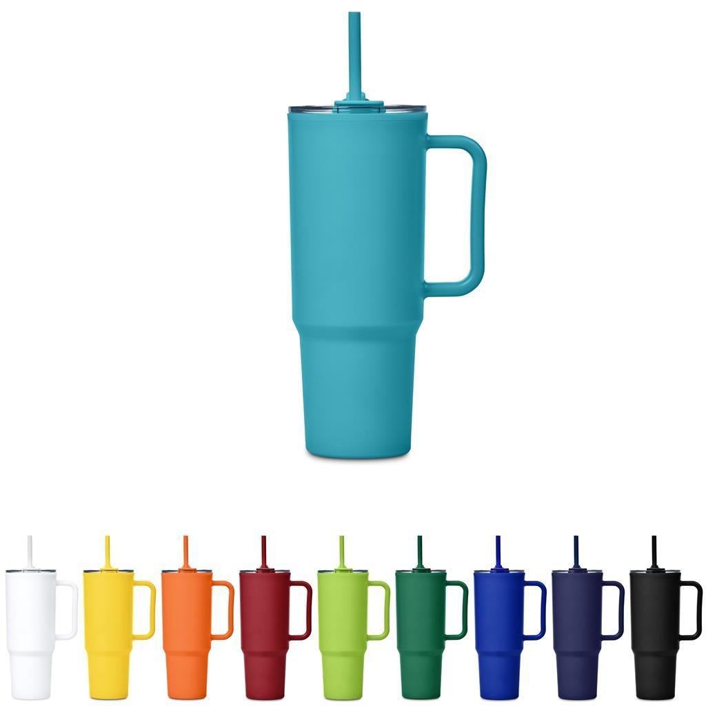 Texas Plastic Double-Wall Mug – 1.2 Litre - Travel Mugs and Tumblers,Ideas for Summer,Drinkware
