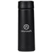 Tiesto Glass & Plastic Double-Wall Water Bottle - 400ml Black / BL