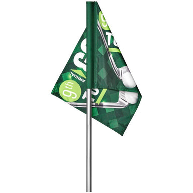 Custom Tournament Golf Flag SOLID WHITE - Sports and Fitness,Custom Fitness