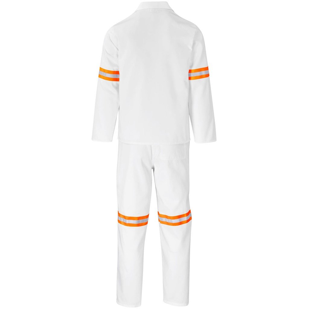 Trade Polycotton Conti Suit - Reflective Arms & Legs - Orange Tape