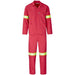 Trade Polycotton Conti Suit - Reflective Arms & Legs - Yellow Tape 32 / RED