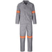 Trade Polycotton Conti Suit - Reflective Arms & Legs - Orange Tape 32 / GREY