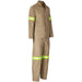 Trade Polycotton Conti Suit - Reflective Arms Legs & Back - Yellow Tape