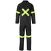Trade Polycotton Conti Suit - Reflective Arms Legs & Back - Yellow Tape