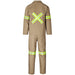 Trade Polycotton Conti Suit - Reflective Arms Legs & Back - Yellow Tape