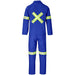 Trade Polycotton Conti Suit - Reflective Arms Legs & Back - Yellow Tape