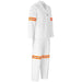Trade Polycotton Conti - Suit Reflective Arms Legs & Back - Orange Tape