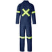 Trade Polycotton Conti Suit - Reflective Arms Legs & Back - Yellow Tape