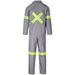 Trade Polycotton Conti Suit - Reflective Arms Legs & Back - Yellow Tape