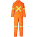 Trade Polycotton Conti Suit - Reflective Arms Legs & Back - Yellow Tape